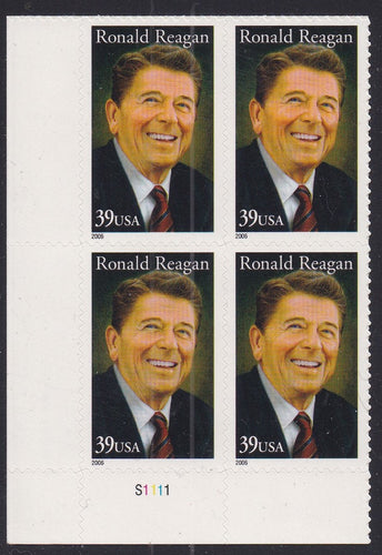 # 3897 (2005) Ronald Reagan - PB, LL #S1111, MNH