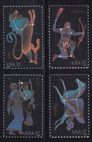 # 3945-48 (2005) Constellations - Sgls, Set/4, MNH
