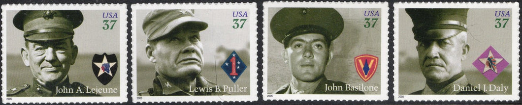 # 3961-64 (2005) Marines - Sgls, Set/4, MNH