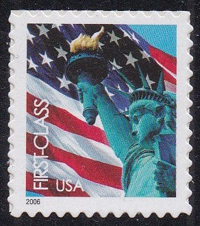# 3966 (2005) Flag, Die Cut 11.25 x 10.75 - Sgl, MNH