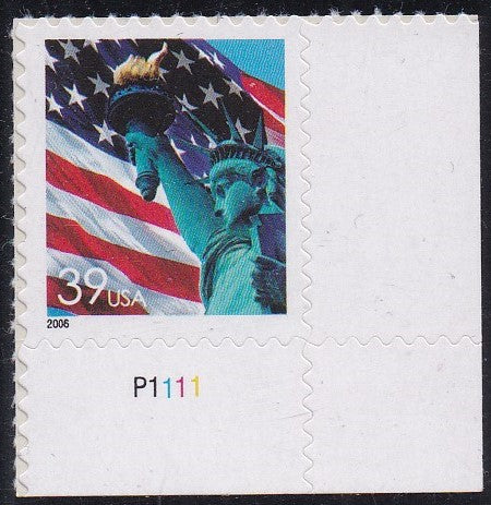 # 3978 (2006) Flag - Plt sgl, LR #S1111, MNH
