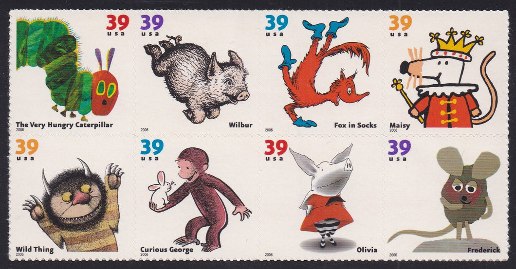 # 3987-94 (2006) Children's Books Animals - BK/10, MNH