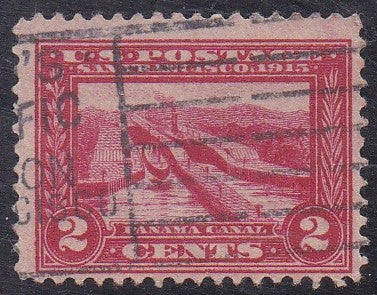 # 398 (1913) Panama-Pacific Exposition - Sgl, F Used [3]