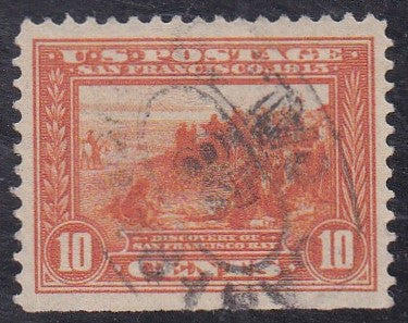 # 400A (1913) Panama-Pacific, Orange - Sgl, Used