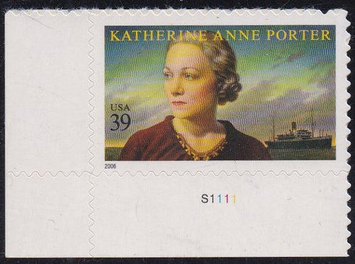 # 4030 (2006) Porter, Literary Arts - Plt sgl, LL #S1111, MNH