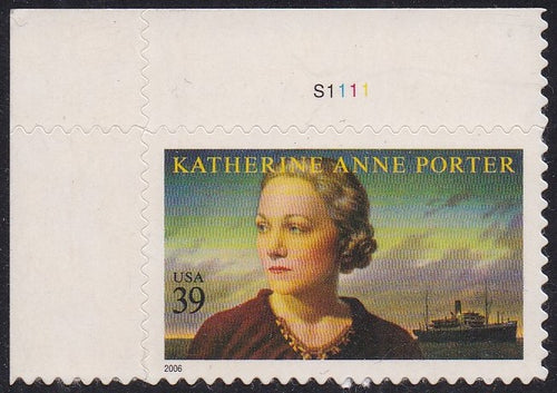 # 4030 (2006) Porter, Literary Arts - Plt sgl, UL #S1111, MNH