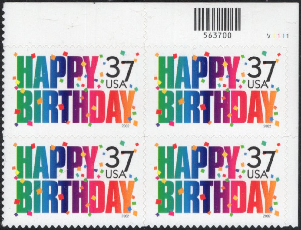 # 4079 (2006) Happy Birthday - PB, UR #V1111, MNH