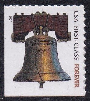 # 4125 (2007) Liberty Bell, 2007, Lg print - Bklt sgl, MNH