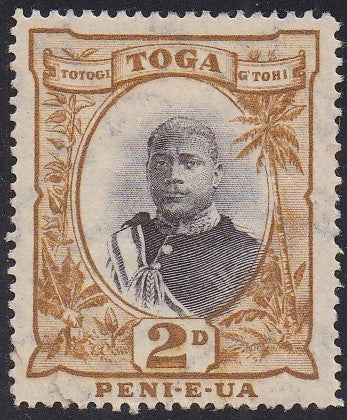 Tonga # 41a (1897) George II, Type II - Sgl, MH
