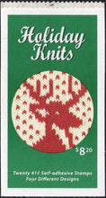 # 4214c (2007) Christmas Knits - Bklt pane/6, MNH