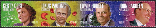 # 4224-27 (2008) American Scientists - Strip/4, MNH