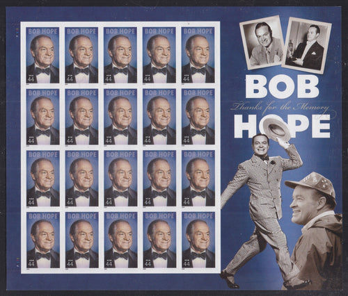 # 4406 (2009) Bob Hope - Pane, MNH