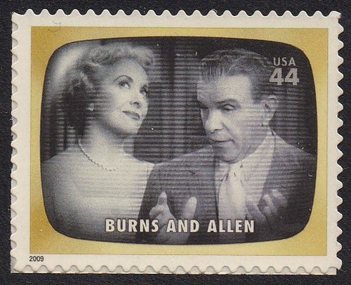 # 4414p (2009) Burns & Allen, TV Memories - Sgl, MNH