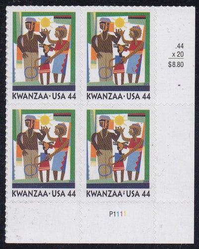 # 4434 (2009) Kwanzaa - PB, LR #P1111, MNH
