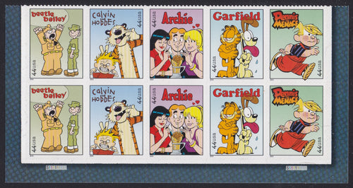 # 4467-71 (2010) Sunday Funnies - PB/10, B #S111111111, MNH