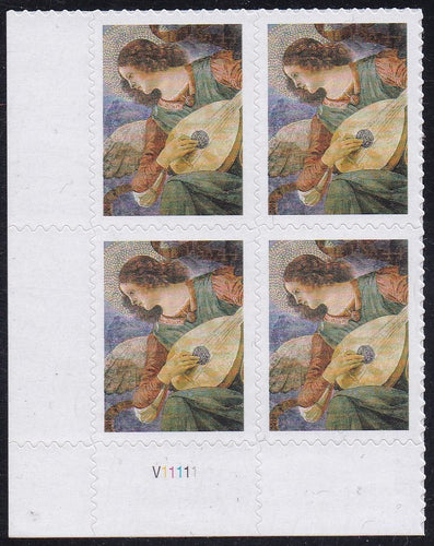 # 4477 (2010) Angel with Lute - PB, LL #V11111, MNH