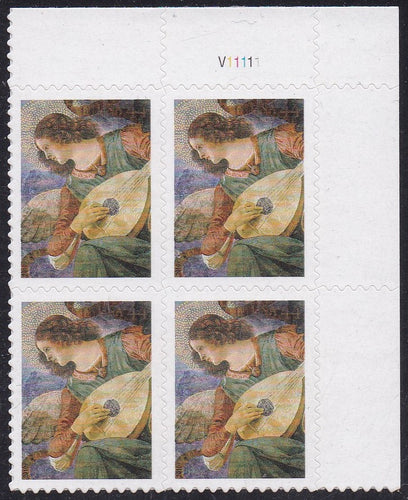 # 4477 (2010) Angel with Lute - PB, UR #V11111, MNH