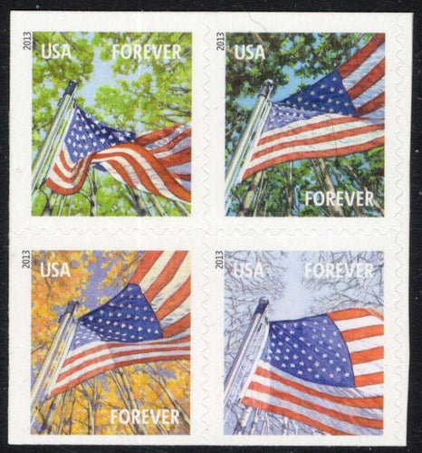 # 4782-85 (4785e) (2013) Flag for All Seasons, '2013' - Bklt BK/4, MNH