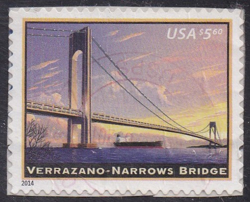 # 4872 (2014) Verrazano-Narrows Bridge - Sgl, Used