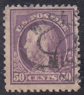 # 517 (1917) Franklin - Sgl, Used [7]