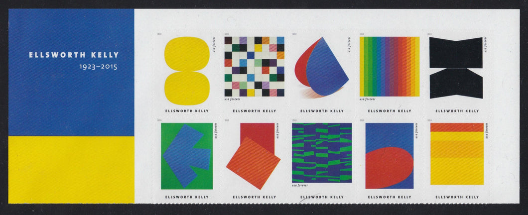 # 5382-91 (2019) Art of Ellsworth Kelly - BK/10, MNH