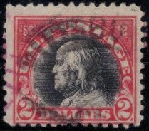 # 547 (1920) Franklin - Sgl, Used