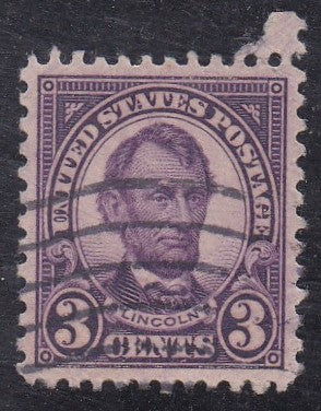# 555 (1923) Lincoln - Sgl, Used [4]