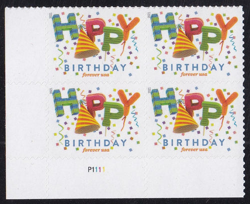 # 5635 (2021) Happy Birthday - PB, LL # P1111, MNH