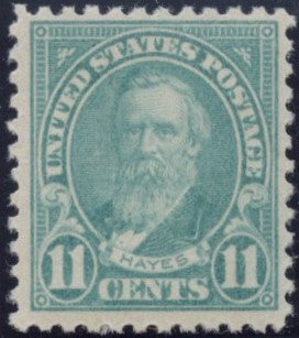 # 563 (1922) Hayes - Sgl, MNH