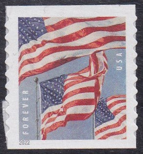 # 5657 (2022) Flags, APU - Coil sgl, MNH