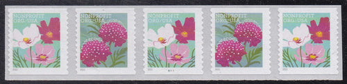 # 5664-65 (2022) Flowers - PS/5, #B1111, MNH