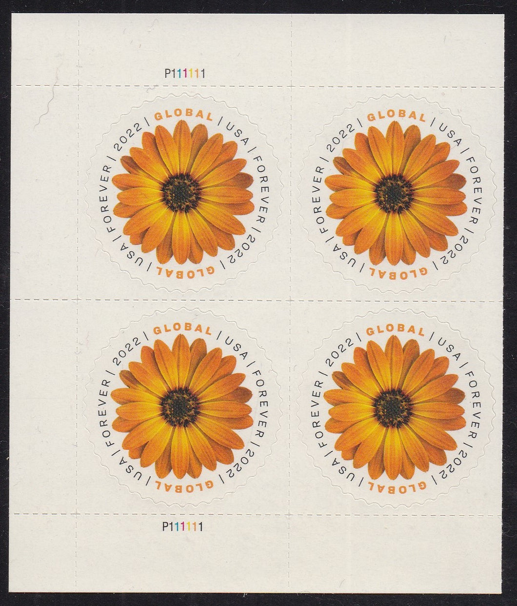 # 5680 (2022) African Daisy - PB, L #P111111, MNH