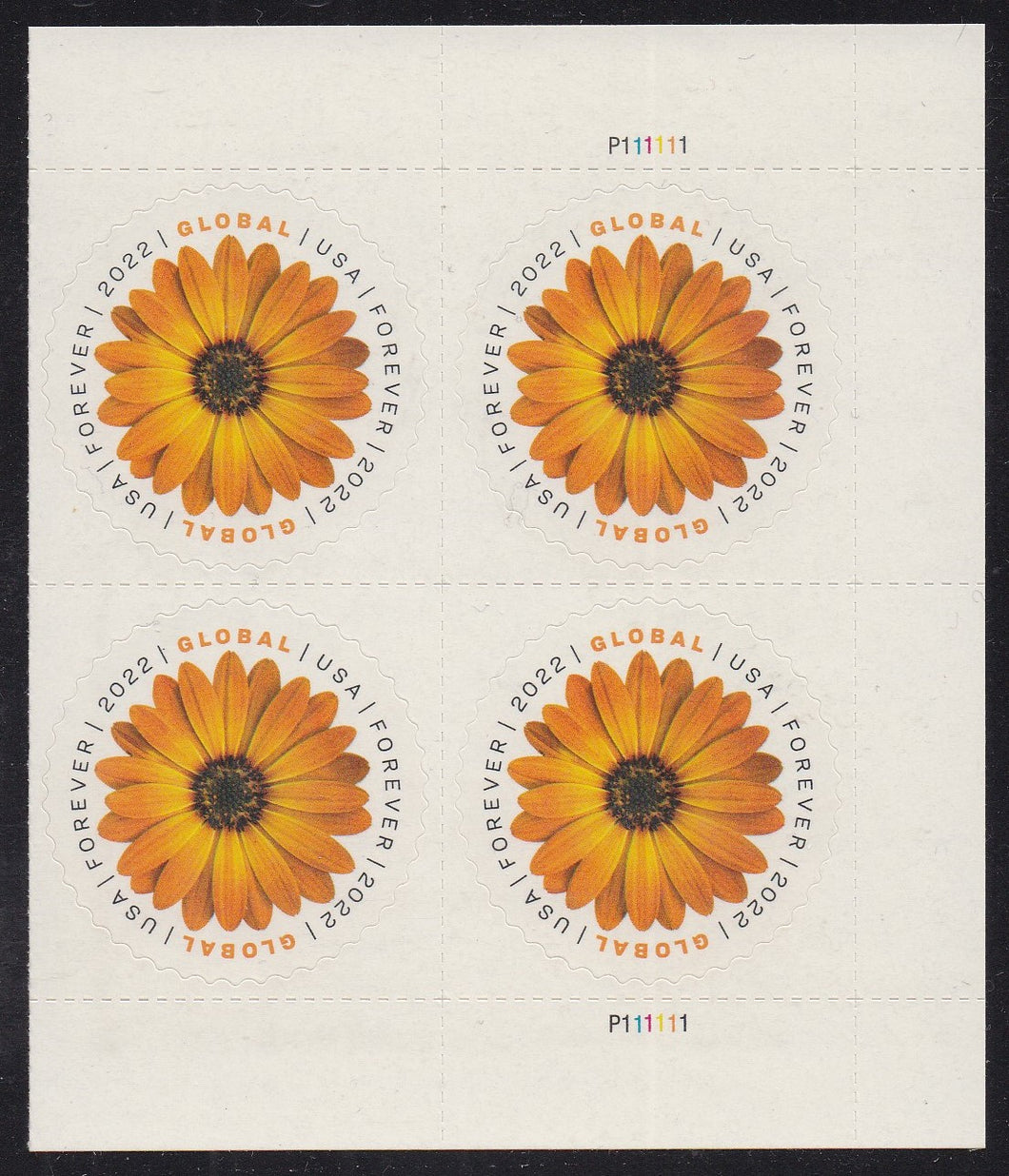 # 5680 (2022) African Daisy - PB, R #P111111, MNH