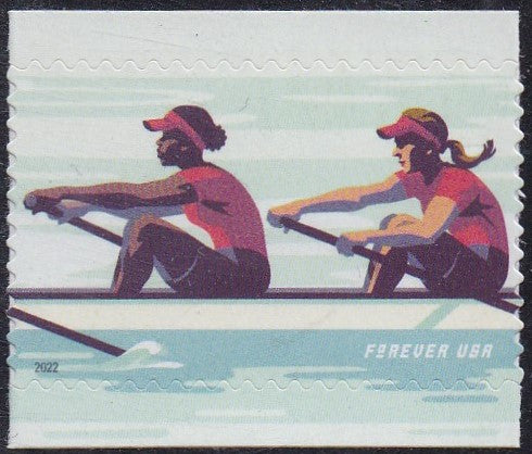 # 5695 (2022) Rowing - Red sgl, MNH