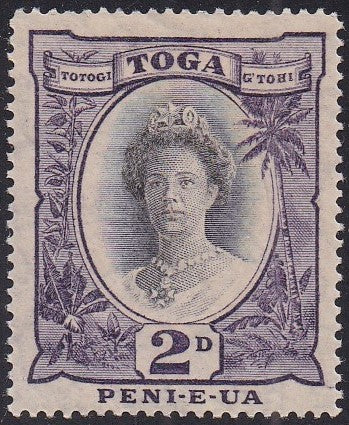 Tonga # 56 (1924) Queen, Type I - Sgl, MLH
