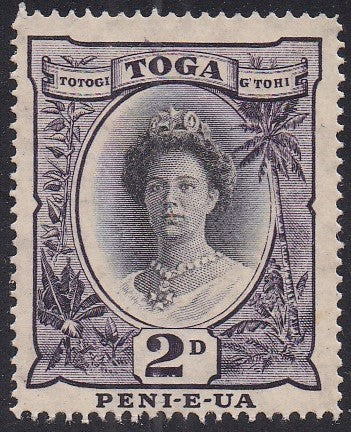 Tonga # 56 (1924) Queen, Type II - Sgl, MLH