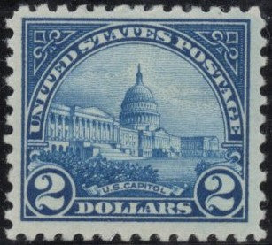 # 572 (1923) Capitol - Sgl, VF MLH [3]
