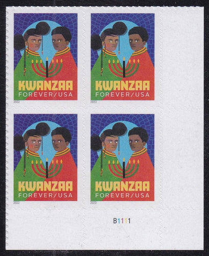 # 5737 (2022) Kwanzaa - PB, LR #B1111, MNH