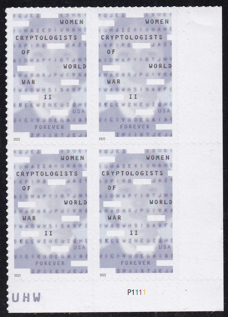 # 5738 (2022) Cryptologists - PB, LR #P1111, MNH