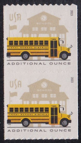 # 5741 (2023) School Bus - Coil pr, MNH