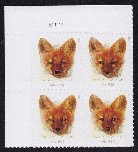 # 5742 (2023) Red Fox - PB, UL #B11111, MNH