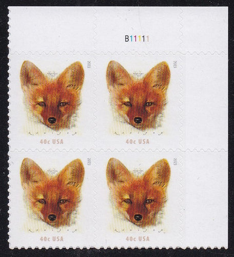 # 5742 (2023) Red Fox - PB, UR #B11111, MNH