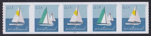 # 5749-50 (2023) Sailboats - PS/5, #P1111, MNH