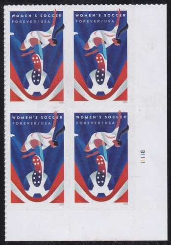 # 5754 (2023) Women's Soccer - PB, LR #B1111, MNH