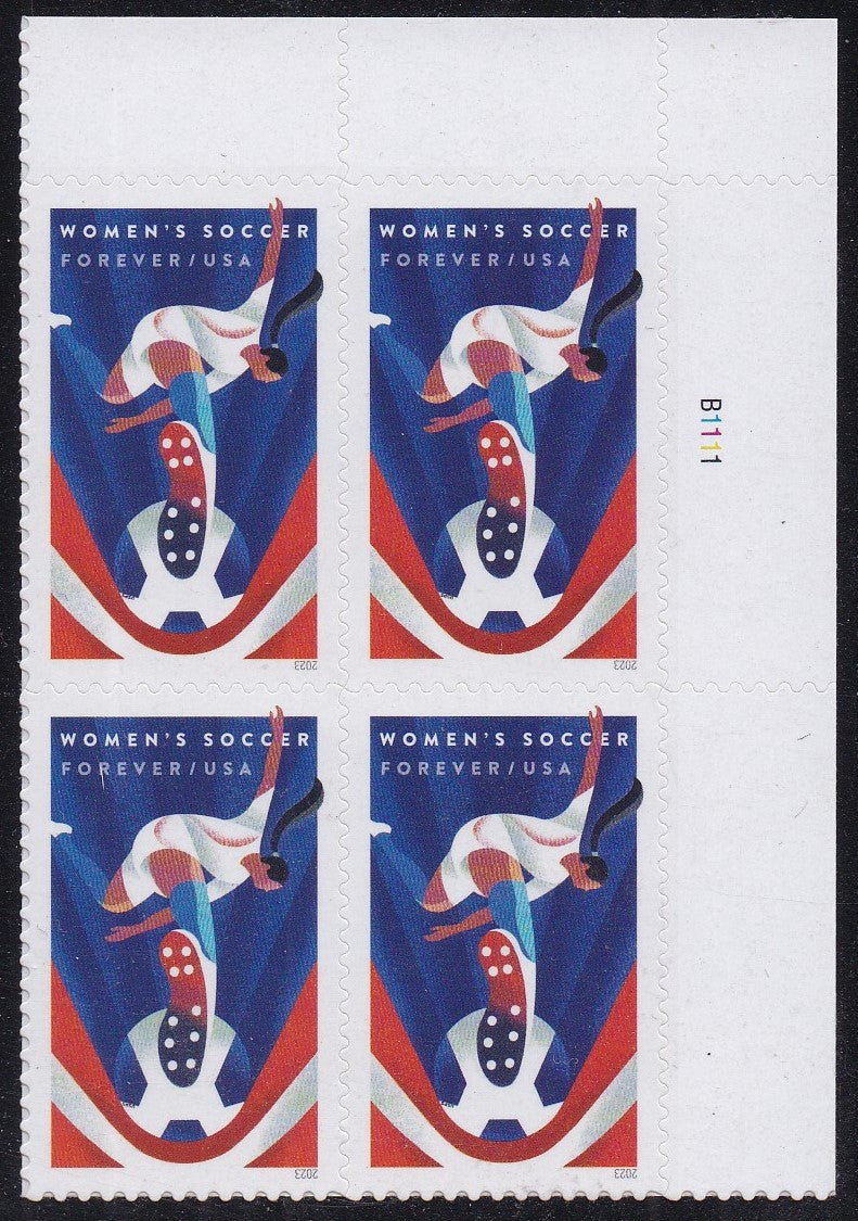 # 5754 (2023) Women's Soccer - PB, UR #B1111, MNH
