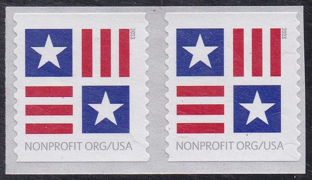 # 5756 (2023) Patriotic Block - Coil pr, MNH