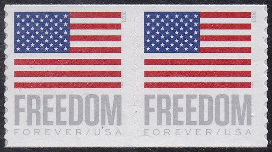 # 5789a (2023) Flags, BCA - Coil pr, MNH