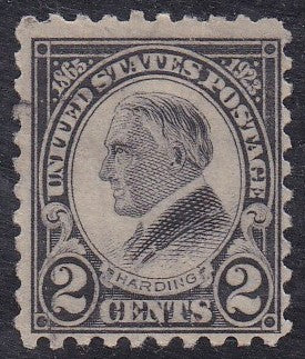 # 612 (1923) Harding - Sgl, Used [2]