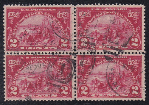 # 615 (1924) Landing at Fort Orange - BK/4, Used