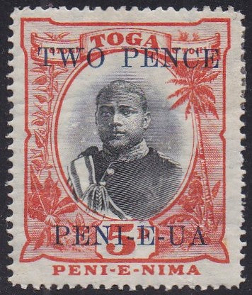 Tonga # 63 (1923) 1897 Overprints - Sgl, MH